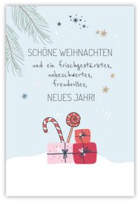 Fröhliche Weihnachten und ein frischgestärktes, unbeschwertes, freudvolles neues Jahr!